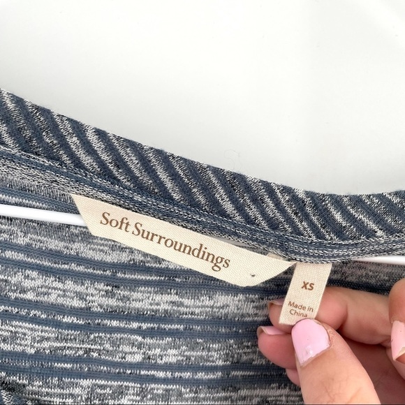 Soft Surroundings Dylan Swing Striped Tunic - Picture 6 of 9